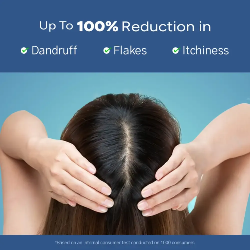 Arata Anti-Dandruff Shampoo | Piroctone Olamine and Neem | Up To 100% Dandruff Reduction | Pack of 2 - Image 5