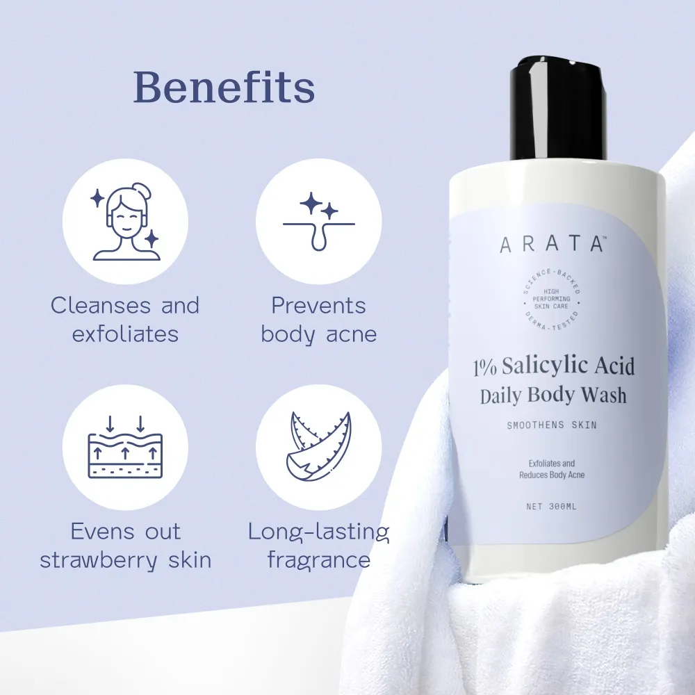 1% Salicylic Acid Daily Body Wash - 300 ML - Image 3
