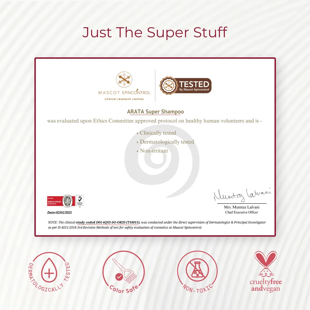 Super Moisture Duo with Biotin & Vegan Keratin for Dry & Damaged Hair - Super Shampoo (300ml) + Super Conditioner (200ml) - Image 8