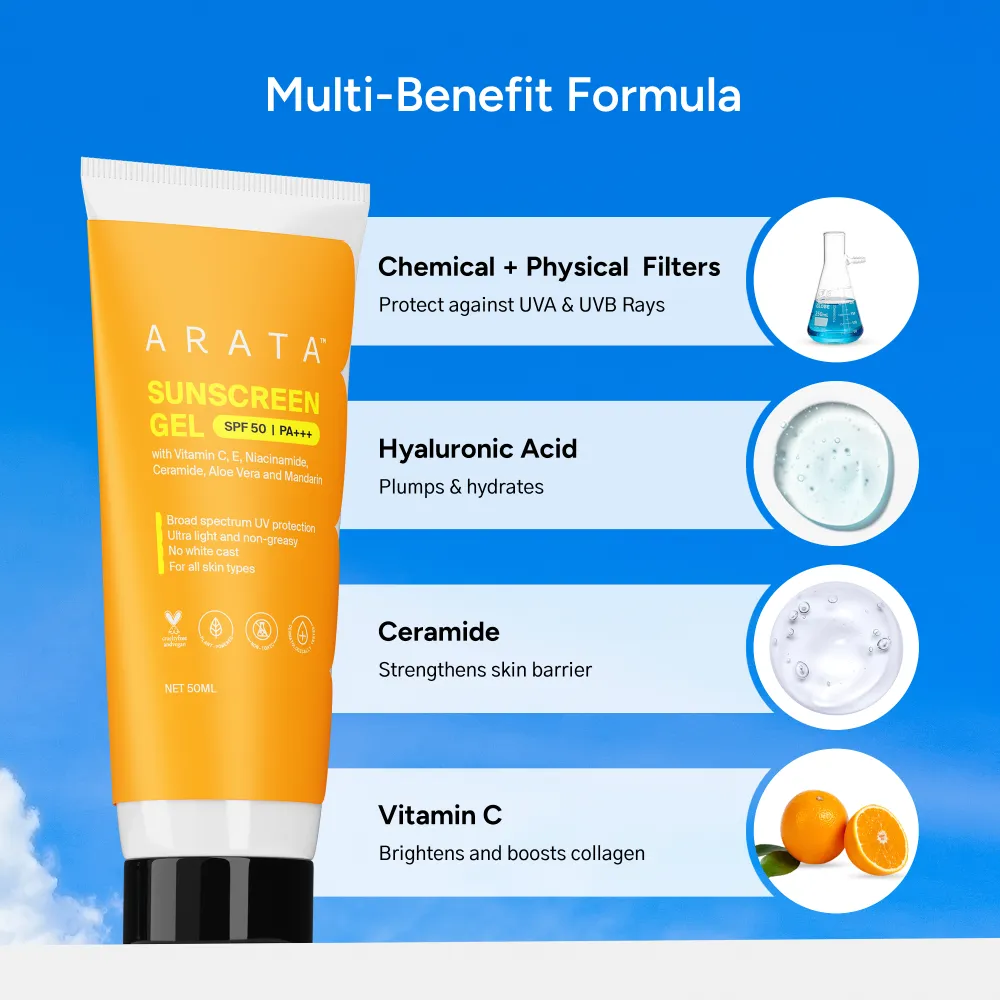 Sunscreen Gel with SPF 50, PA+++ - Image 3