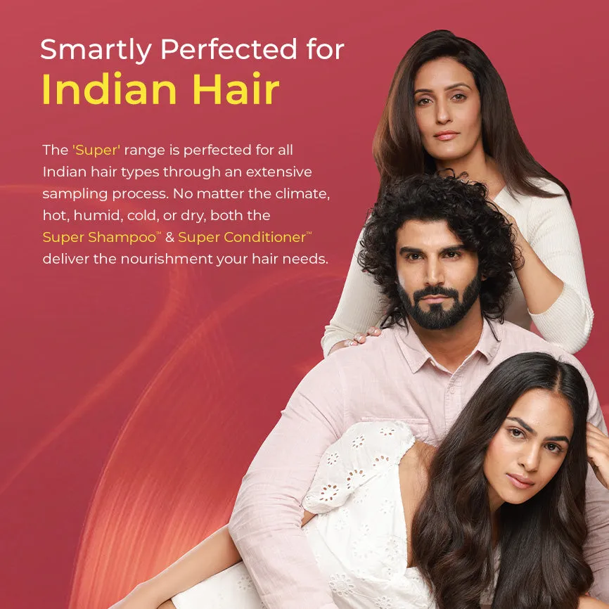 Super Anti-Damage Value Pack with Biotin, Jojoba & Vegan Keratin for Dry, Frizzy, & Damaged Hair - Super Shampoo™ (150ml) + Super Conditioner™ (200ml) + Super Serum™ (30ml) - Image 6