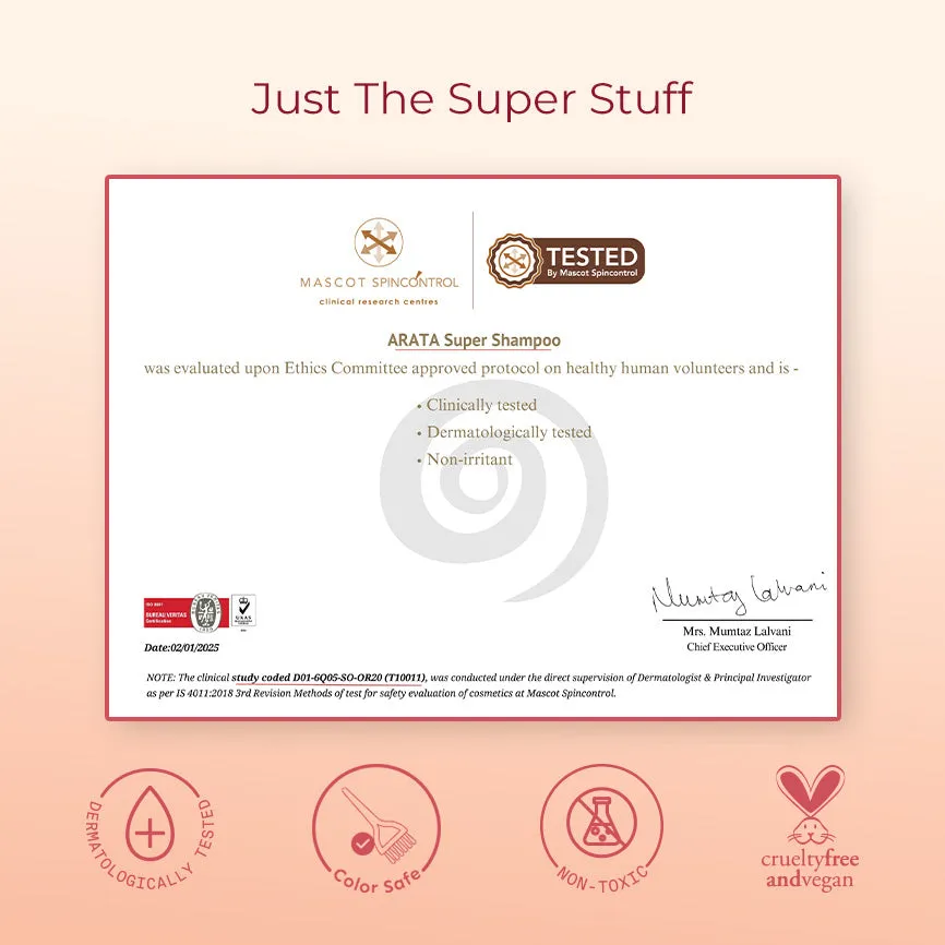 Super Anti-Damage Value Pack with Biotin, Jojoba & Vegan Keratin for Dry, Frizzy, & Damaged Hair - Super Shampoo™ (150ml) + Super Conditioner™ (200ml) + Super Serum™ (30ml) - Image 9