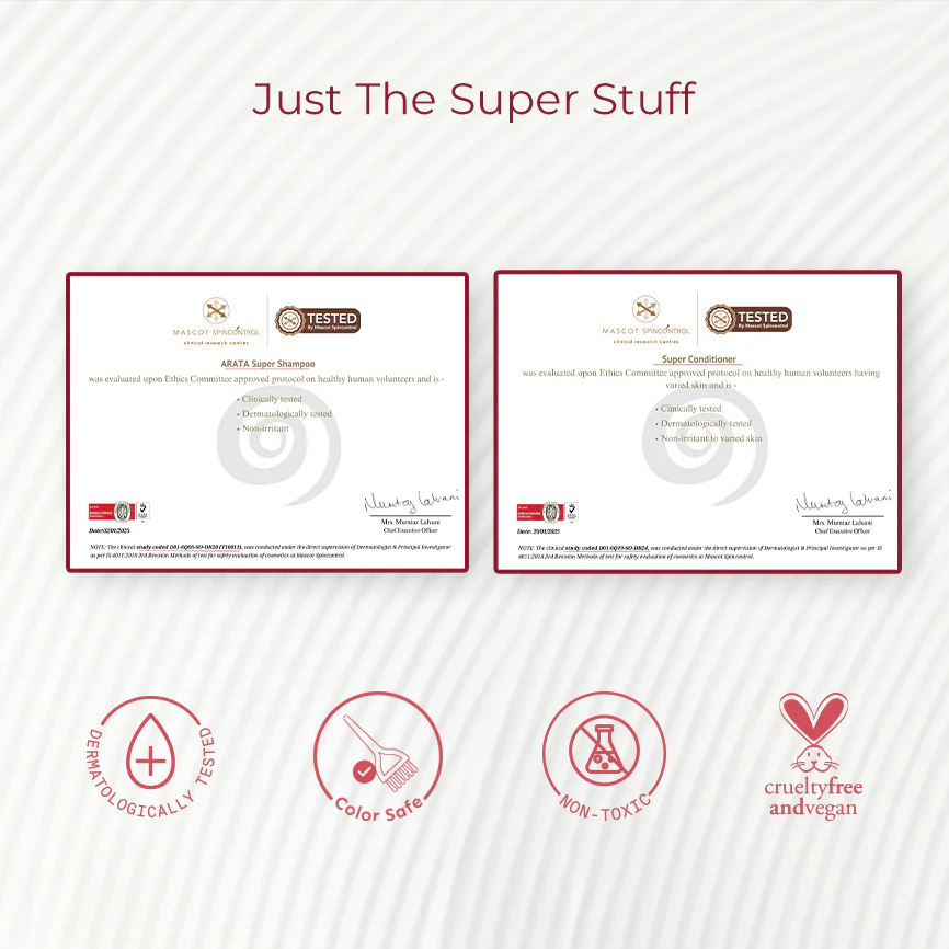 Super Moisture Duo with Biotin & Vegan Keratin for Dry & Damaged Hair Mini - Super Shampoo™ (150ml) + Super Conditioner™ (50ml) - Image 9
